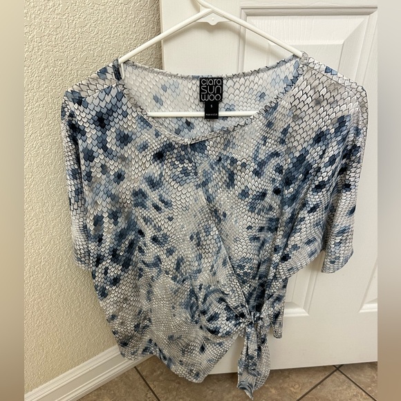 Clara Sun Woo Short Sleeve Top - Picture 2 of 4